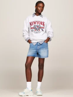 Sneakersy*Tommy Hilfiger Lekkie Buty Sportowe Z Kontrastowymi Wstawkami WESTSIDE BLUE
