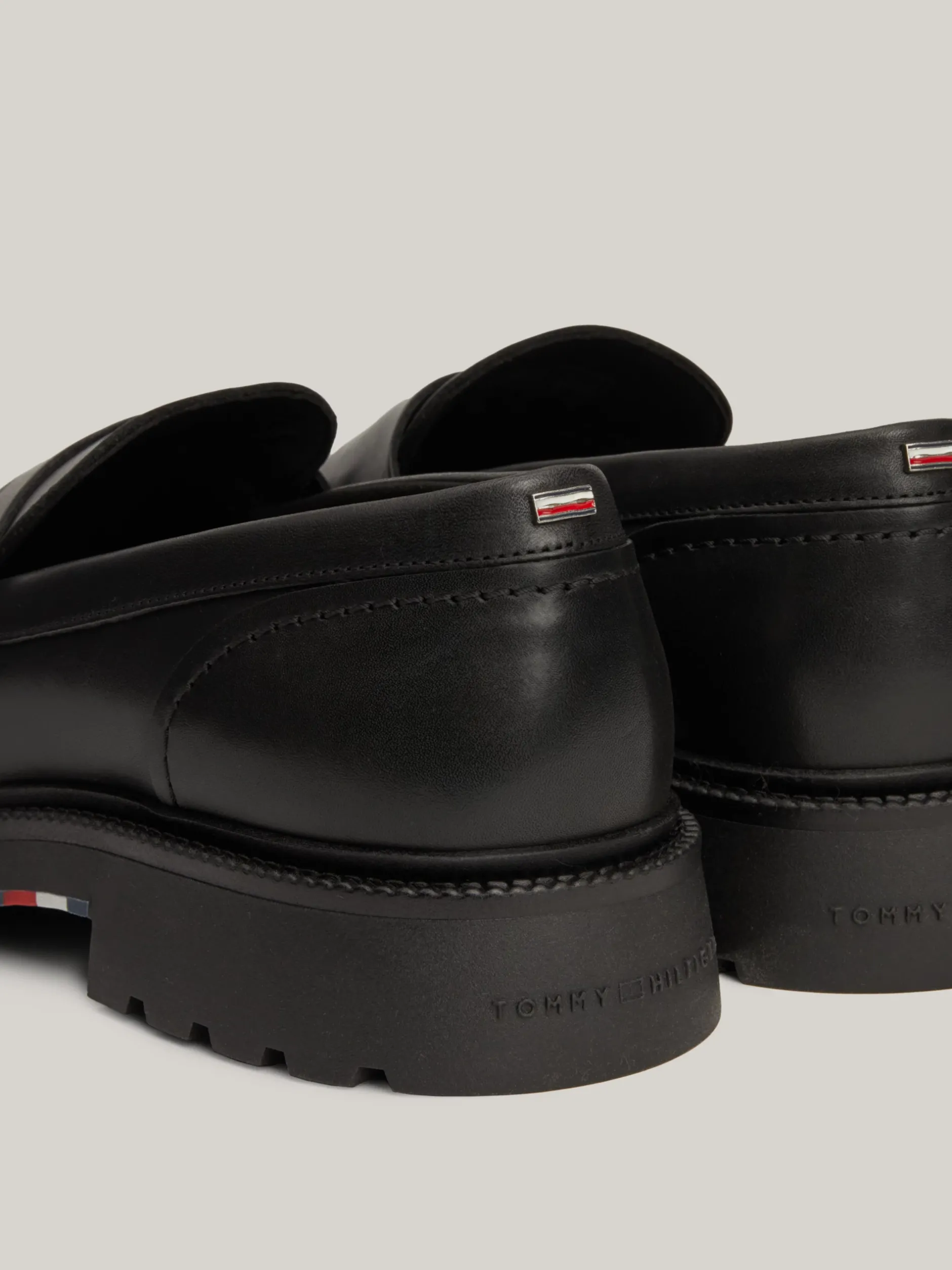 Mokasyny & Buty Żeglarskie|Buty Casual*Tommy Hilfiger Lekkie Mokasyny Ze Skóry BLACK