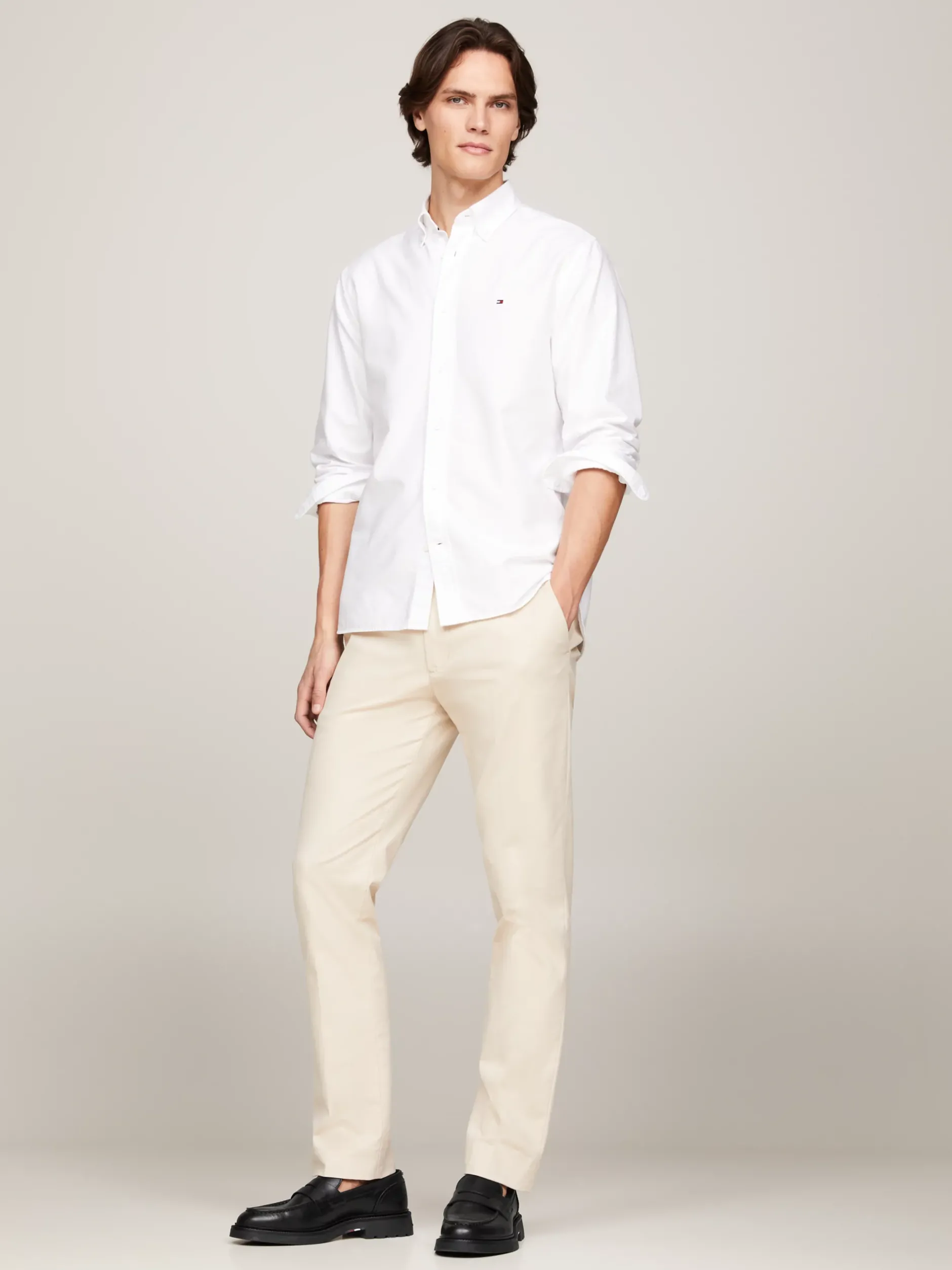 Mokasyny & Buty Żeglarskie|Buty Casual*Tommy Hilfiger Lekkie Mokasyny Ze Skóry BLACK
