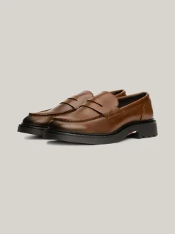 Mokasyny & Buty Żeglarskie|Buty Casual*Tommy Hilfiger Lekkie Mokasyny Ze Skóry WINTER COGNAC