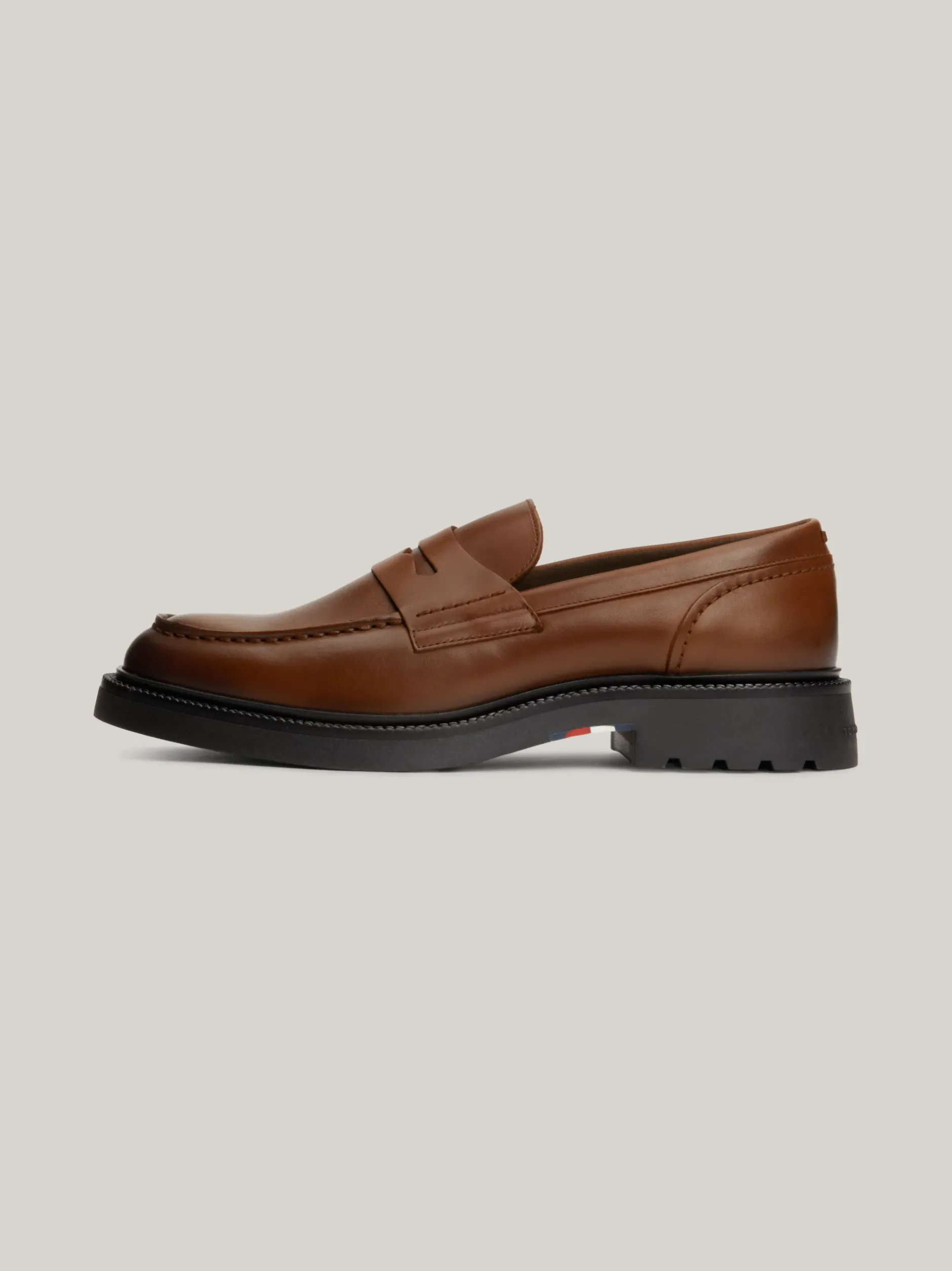 Mokasyny & Buty Żeglarskie|Buty Casual*Tommy Hilfiger Lekkie Mokasyny Ze Skóry WINTER COGNAC