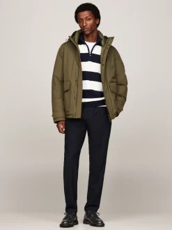 Buty Sznurowane|Buty*Tommy Hilfiger Lekkie Skórzane Botki BLACK