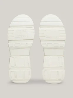 Sneakersy*Tommy Hilfiger Lekkie Skórzane Buty Na Grubej Podeszwie STRATUS GREY