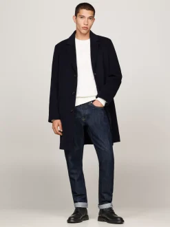 Buty Sznurowane|Buty*Tommy Hilfiger Lekkie Skórzane Buty Nad Kostkę BLACK