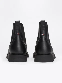 Sztyblety|Buty*Tommy Hilfiger Lekkie Sztyblety Ze Skóry BLACK