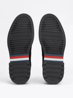 Sztyblety|Buty*Tommy Hilfiger Lekkie Sztyblety Ze Skóry BLACK
