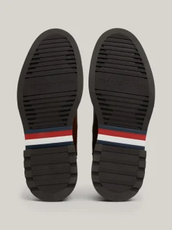 Sztyblety|Buty*Tommy Hilfiger Lekkie Sztyblety Ze Skóry WINTER COGNAC