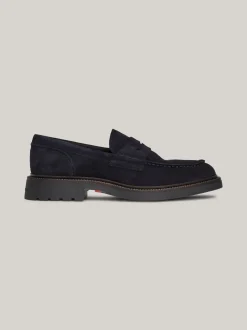 Mokasyny & Buty Żeglarskie|Buty Casual*Tommy Hilfiger Lekkie Zamszowe Mokasyny DESERT SKY