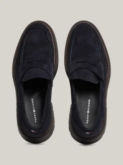 Mokasyny & Buty Żeglarskie|Buty Casual*Tommy Hilfiger Lekkie Zamszowe Mokasyny DESERT SKY