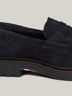 Mokasyny & Buty Żeglarskie|Buty Casual*Tommy Hilfiger Lekkie Zamszowe Mokasyny DESERT SKY