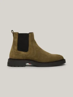 Sztyblety|Buty*Tommy Hilfiger Lekkie Zamszowe Sztyblety UTILITY OLIVE