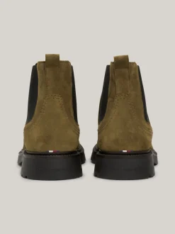 Sztyblety|Buty*Tommy Hilfiger Lekkie Zamszowe Sztyblety UTILITY OLIVE