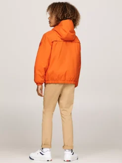 Kurtki*Tommy Hilfiger Lekko Ocieplana Kurtka Z Materiału Rip-stop ORANGE THUNDER