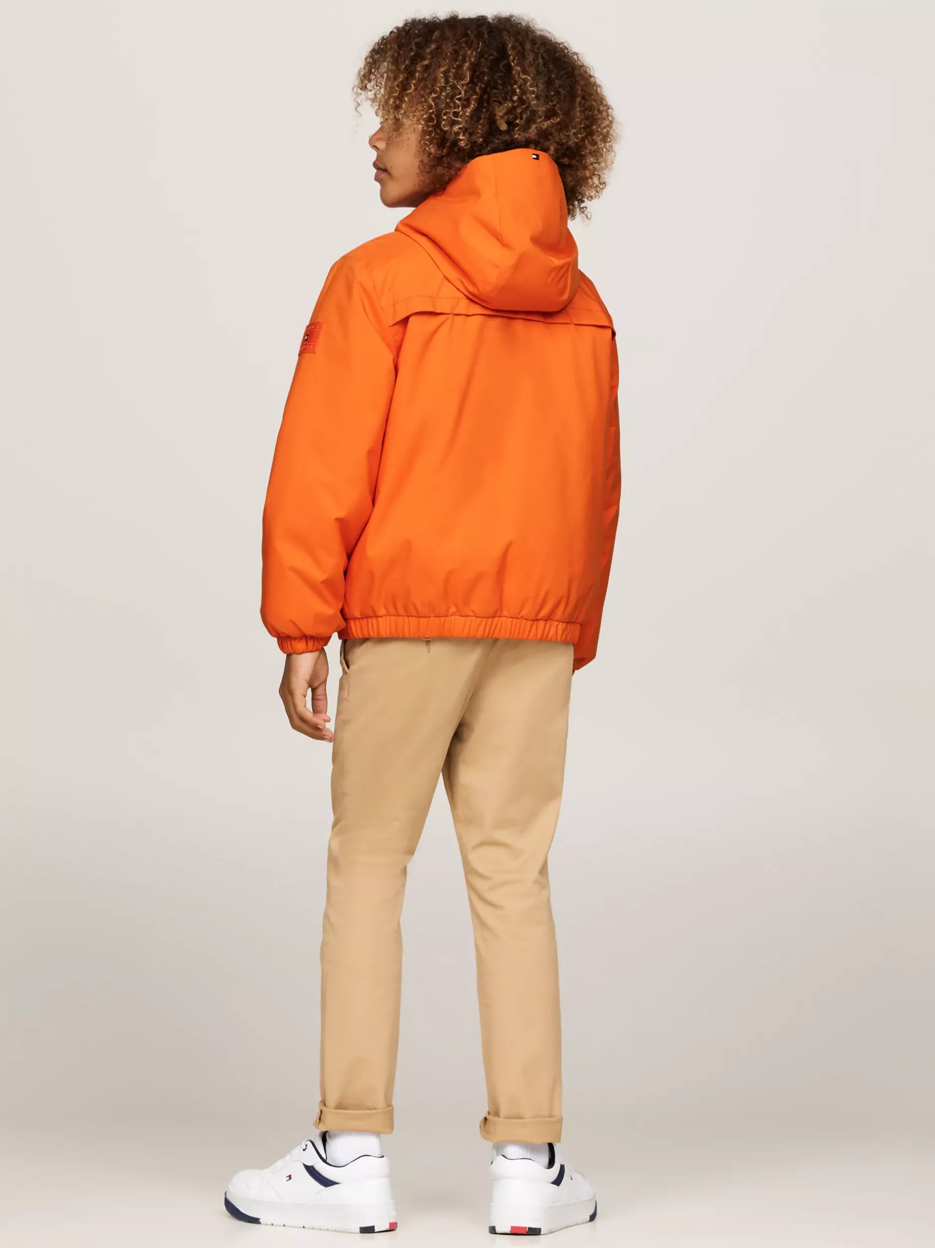 Kurtki*Tommy Hilfiger Lekko Ocieplana Kurtka Z Materiału Rip-stop ORANGE THUNDER