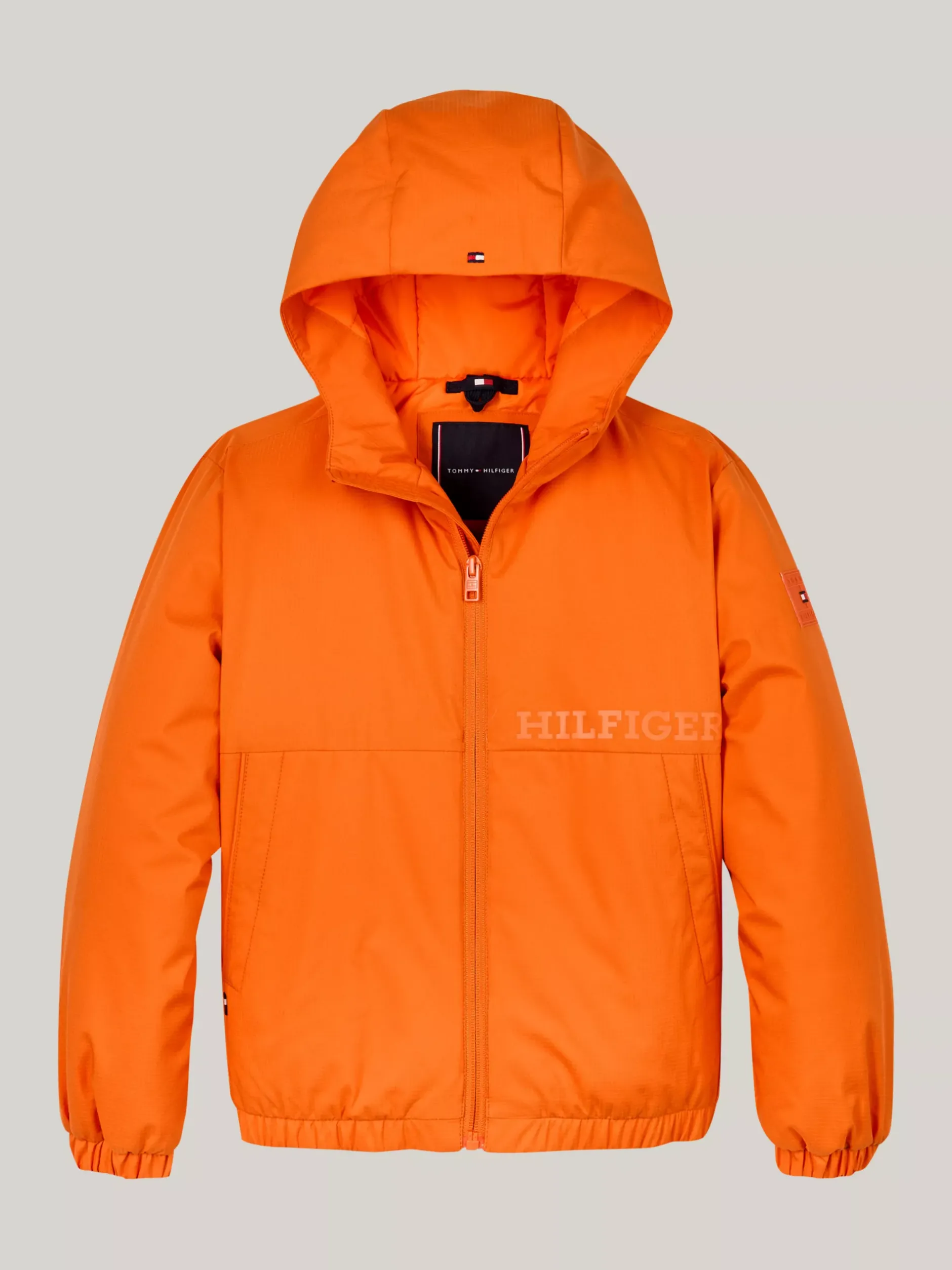 Kurtki*Tommy Hilfiger Lekko Ocieplana Kurtka Z Materiału Rip-stop ORANGE THUNDER