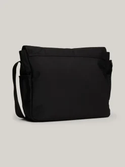 Torebki Na Pasku*Tommy Hilfiger Listonoszka Essential Z Powtórzonym Logo BLACK