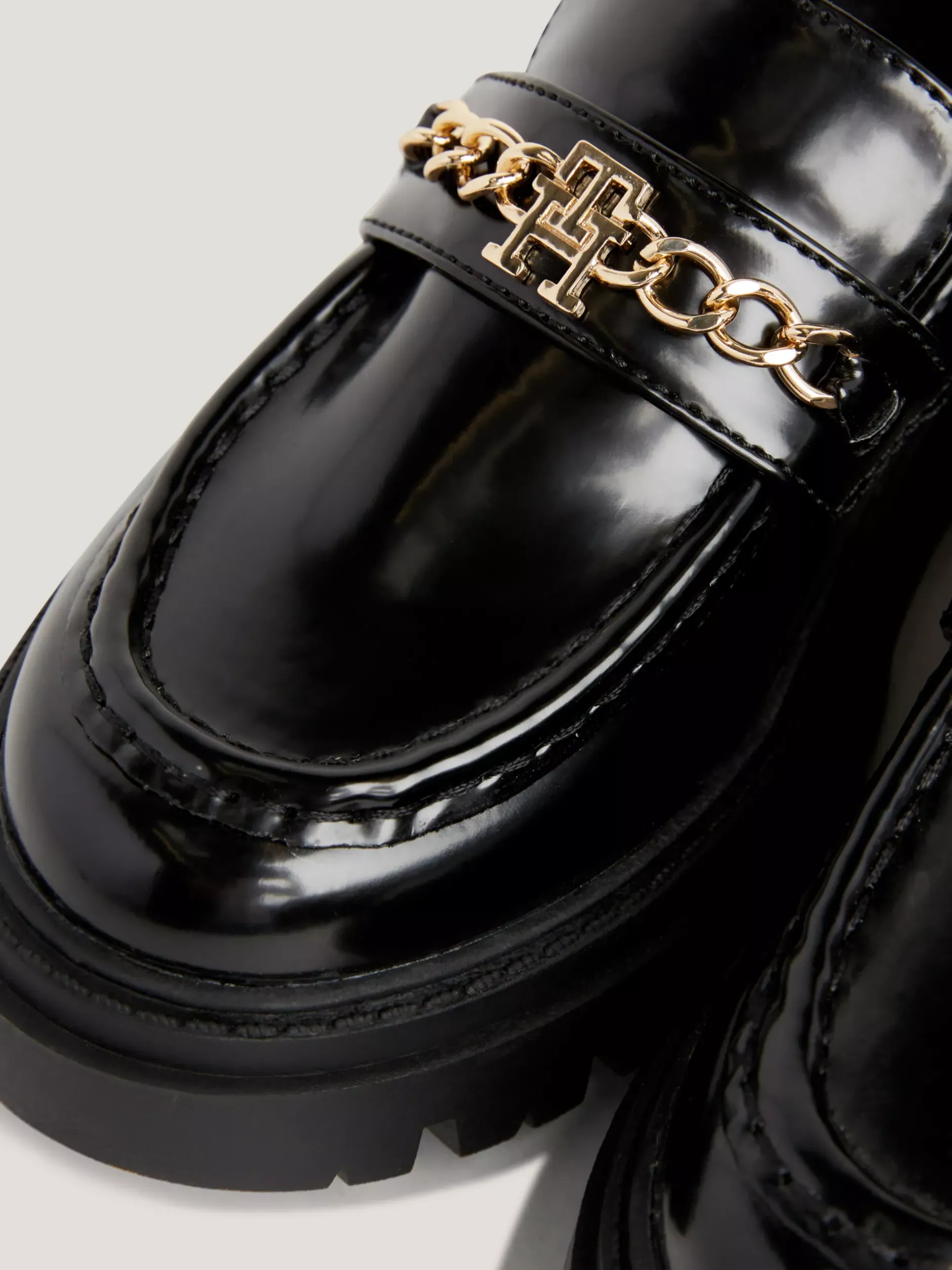 Obuwie I Akcesoria*Tommy Hilfiger Loafersy Ze Szczotkowanym Wykończeniem BLACK