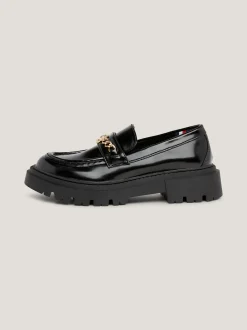 Obuwie I Akcesoria*Tommy Hilfiger Loafersy Ze Szczotkowanym Wykończeniem BLACK