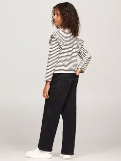 Topy I T-Shirty*Tommy Hilfiger Longsleeve O Luźnym Kroju DESERT SKY STRIPE