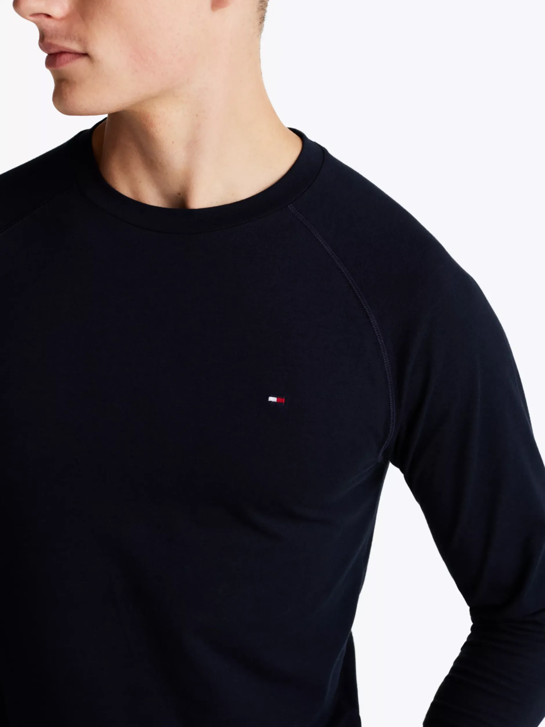 Stroje Domowe*Tommy Hilfiger Longsleeve Termoaktywny DESERT SKY
