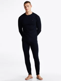 Stroje Domowe*Tommy Hilfiger Longsleeve Termoaktywny DESERT SKY