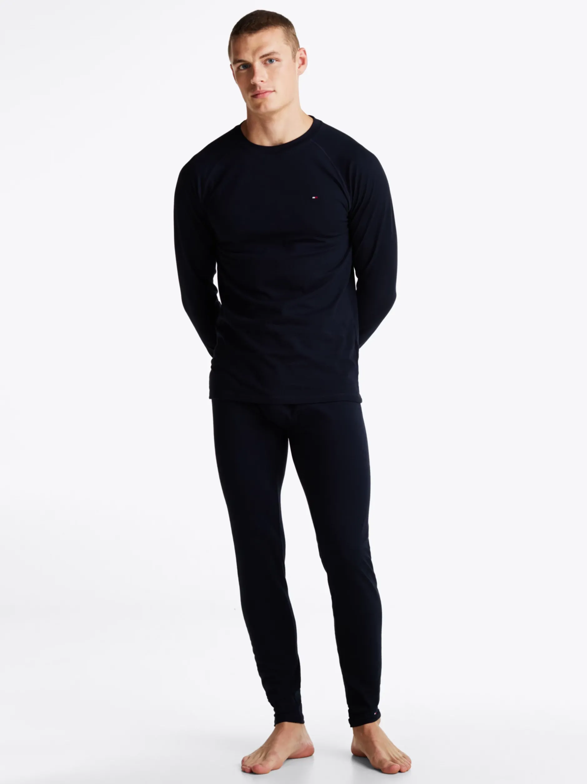 Stroje Domowe*Tommy Hilfiger Longsleeve Termoaktywny DESERT SKY