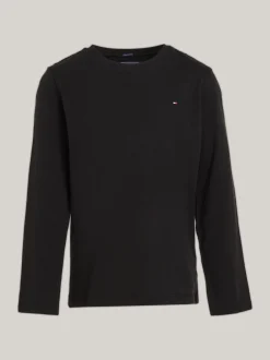 T-Shirty I Koszulki Polo*Tommy Hilfiger Longsleeve Z Bawełny Organicznej METEORITE