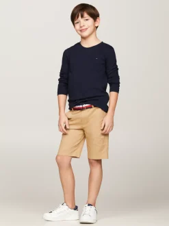 T-Shirty I Koszulki Polo*Tommy Hilfiger Longsleeve Z Bawełny Organicznej SKY CAPTAIN