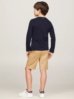 T-Shirty I Koszulki Polo*Tommy Hilfiger Longsleeve Z Bawełny Organicznej SKY CAPTAIN