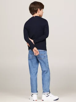 Topy I T-Shirty|T-Shirty I Koszulki Polo*Tommy Hilfiger Longsleeve Z Logo DESERT SKY