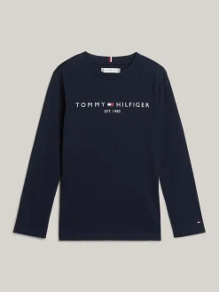 Topy I T-Shirty|T-Shirty I Koszulki Polo*Tommy Hilfiger Longsleeve Z Logo DESERT SKY