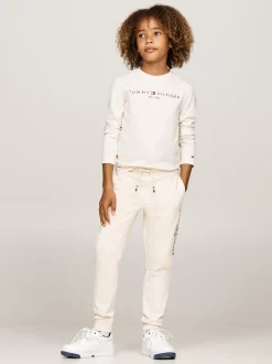 Topy I T-Shirty|T-Shirty I Koszulki Polo*Tommy Hilfiger Longsleeve Z Logo CALICO HEATHER