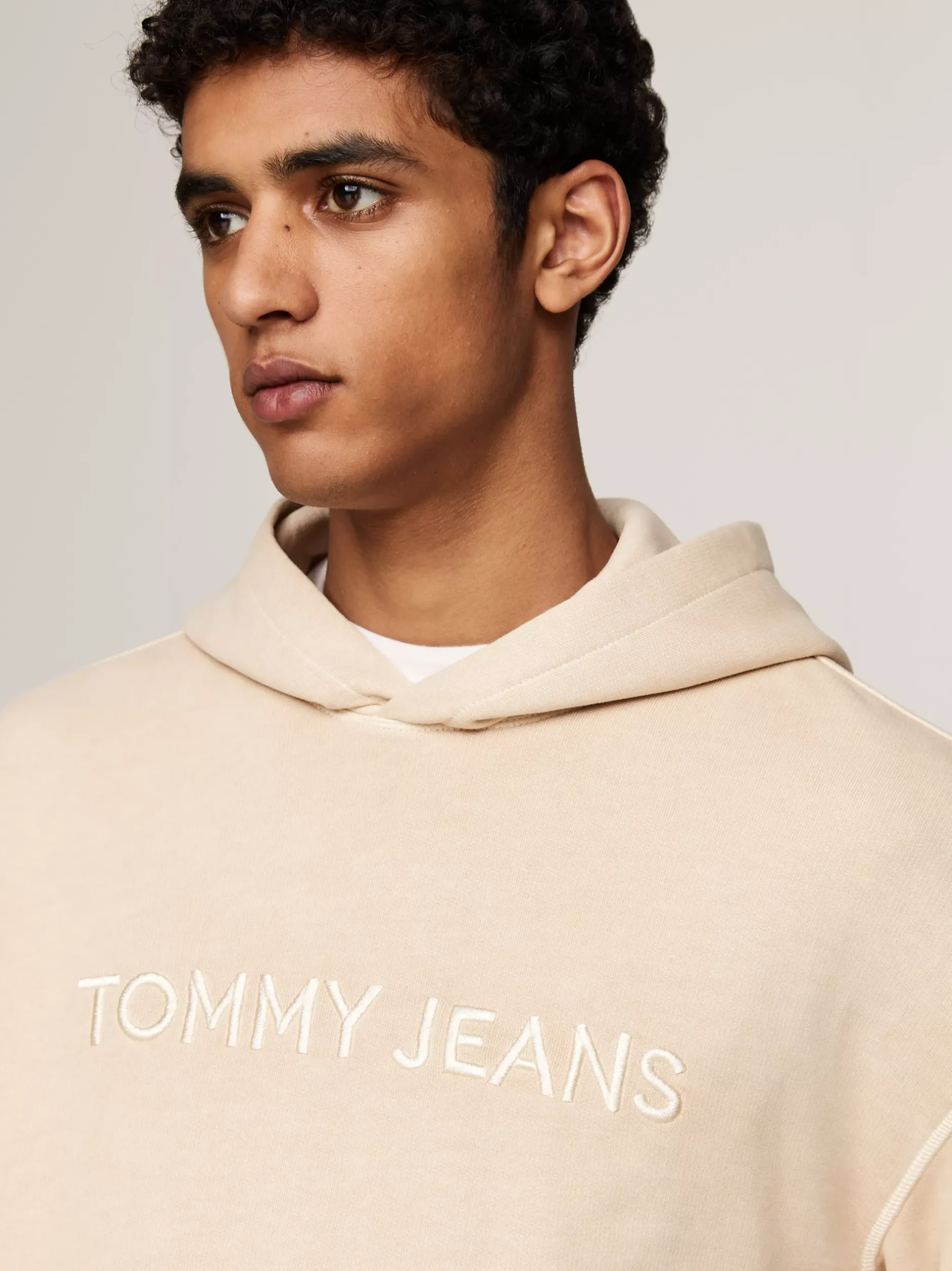 Bluzy Dresowe & Z Kapturem*Tommy Hilfiger Luźna Bluza Z Kapturem I Logo GENTLE GOLD