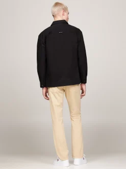 Koszule*Tommy Hilfiger Luźna Koszula Wierzchnia Z Kieszenią BLACK