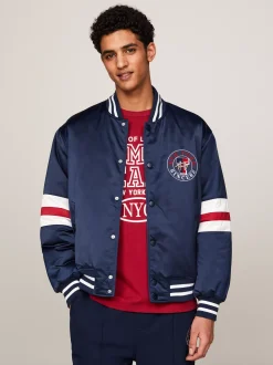 Kurtki & Płaszcze|Bomberki*Tommy Hilfiger Luźna Kurtka Bomber Z Kolekcji Explorer DARK NIGHT NAVY