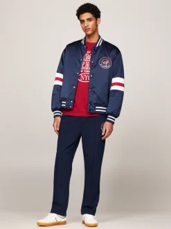 Kurtki & Płaszcze|Bomberki*Tommy Hilfiger Luźna Kurtka Bomber Z Kolekcji Explorer DARK NIGHT NAVY