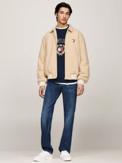 Kurtki & Płaszcze|Bomberki*Tommy Hilfiger Luźna Kurtka Ze Sztruksu GENTLE GOLD
