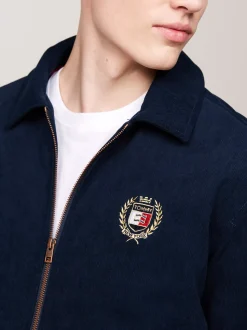 Kurtki & Płaszcze|Bomberki*Tommy Hilfiger Luźna Kurtka Ze Sztruksu DARK NIGHT NAVY