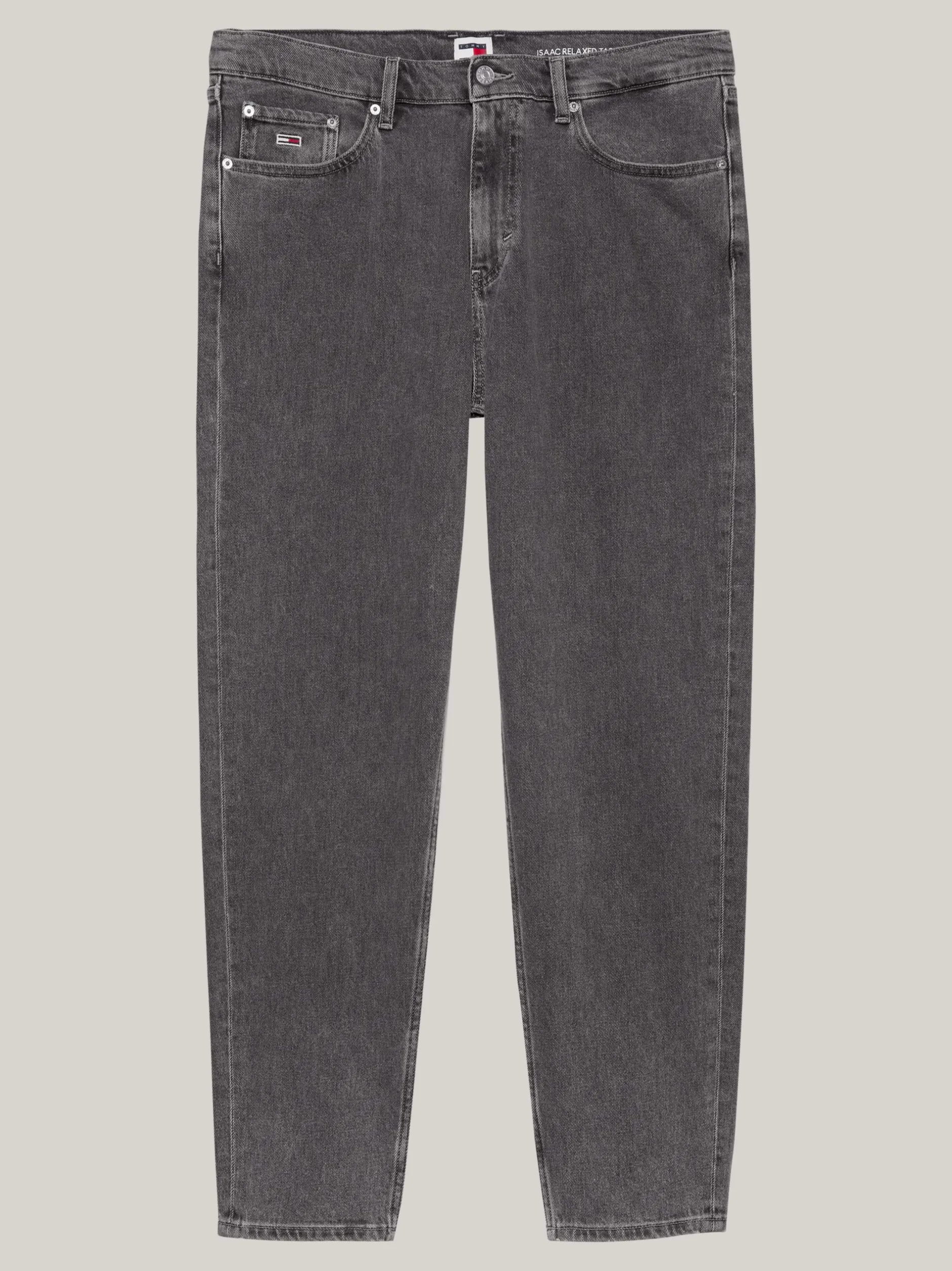 Jeansy*Tommy Hilfiger Luźne Jeansy Isaac Z Efektem Wyblaknięcia DENIM BLACK