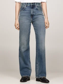 Jeansy*Tommy Hilfiger Luźne Jeansy Z Rozszerzaną Nogawką PAT