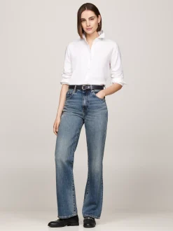Jeansy*Tommy Hilfiger Luźne Jeansy Z Rozszerzaną Nogawką PAT