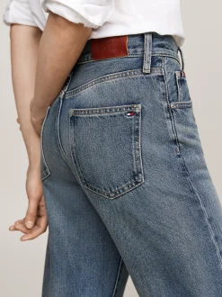 Jeansy*Tommy Hilfiger Luźne Jeansy Z Rozszerzaną Nogawką PAT