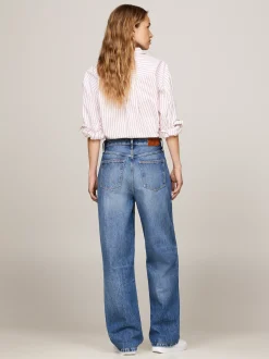 Jeansy*Tommy Hilfiger Luźne Jeansy Z Wysokim Stanem I Prostymi Nogawkami BETH
