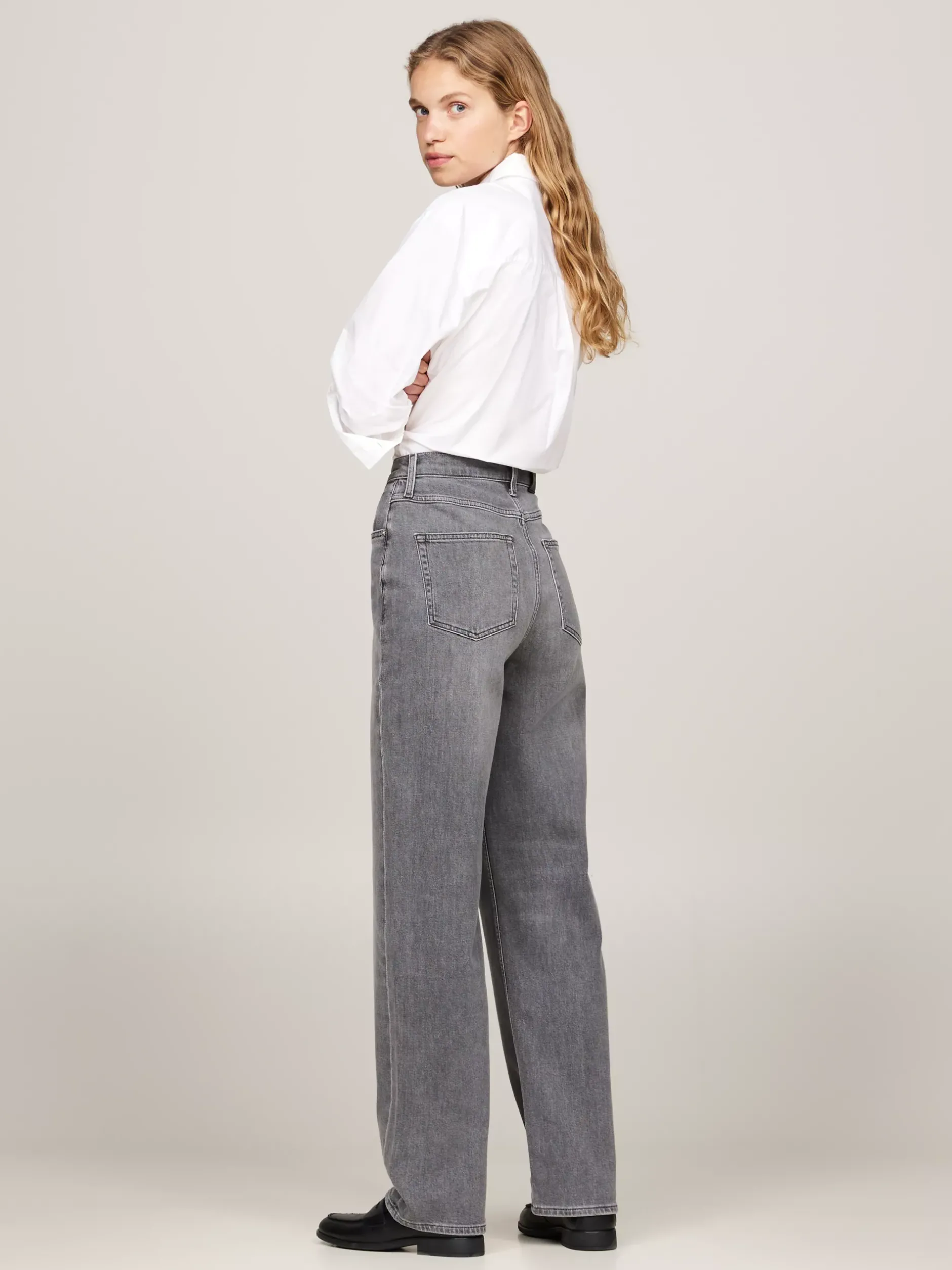 Jeansy*Tommy Hilfiger Luźne Jeansy Z Wysokim Stanem GER