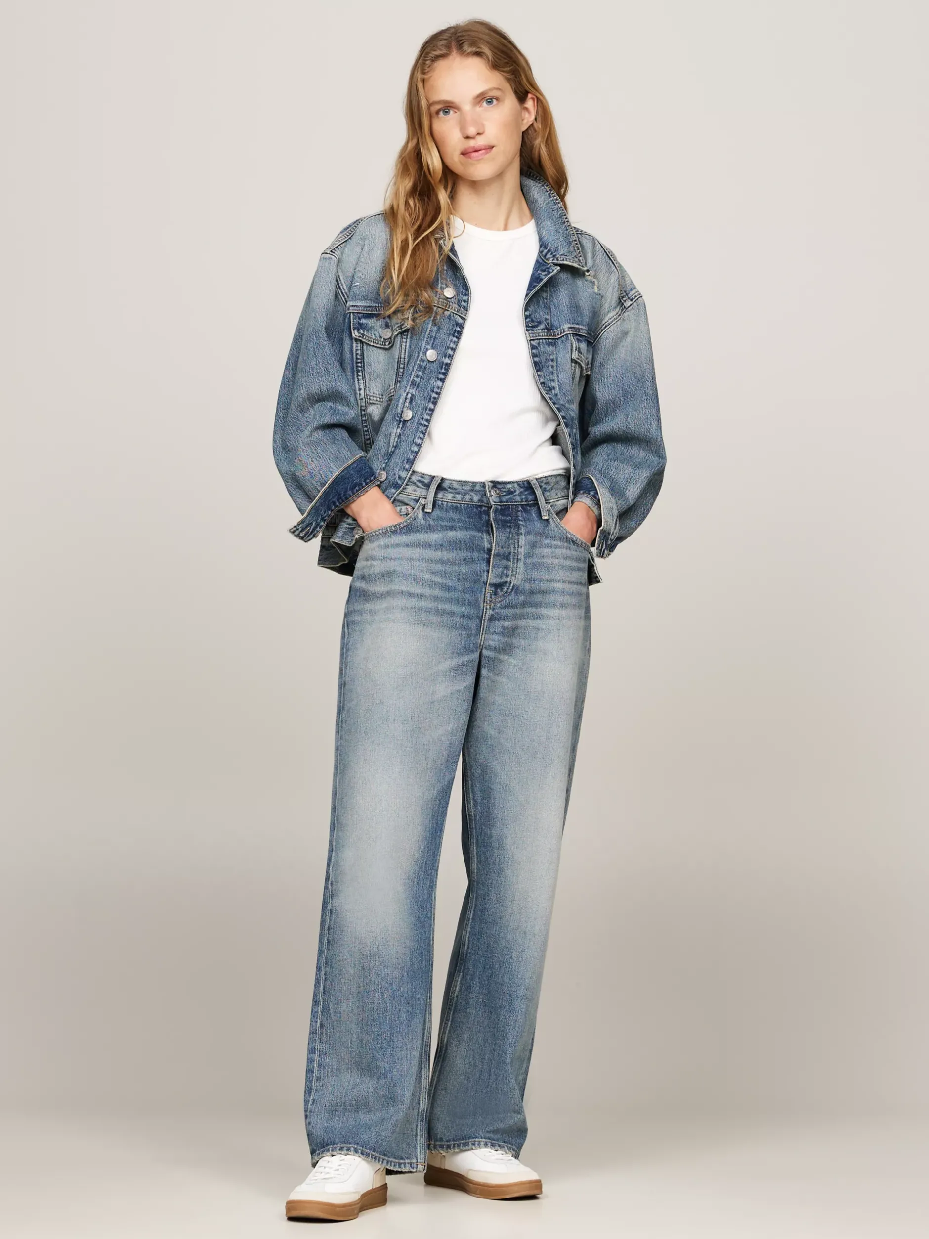 Jeansy*Tommy Hilfiger Luźne Jeansy Ze średnim Stanem MEG