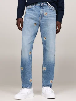Jeansy*Tommy Hilfiger Luźne Spodnie Isaac Ze Zwężanymi Nogawkami DENIM MEDIUM