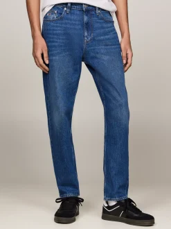 Jeansy*Tommy Hilfiger Luźne, Zwężane Jeansy Isaac DENIM DARK