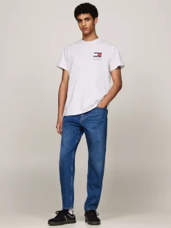 Jeansy*Tommy Hilfiger Luźne, Zwężane Jeansy Isaac DENIM DARK