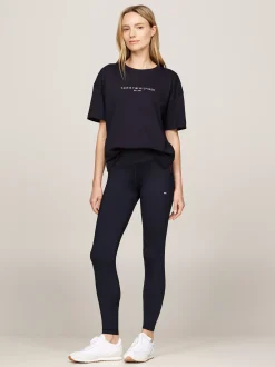 T-Shirty*Tommy Hilfiger Luźny Sportowy T-shirt TH Cool DESERT SKY
