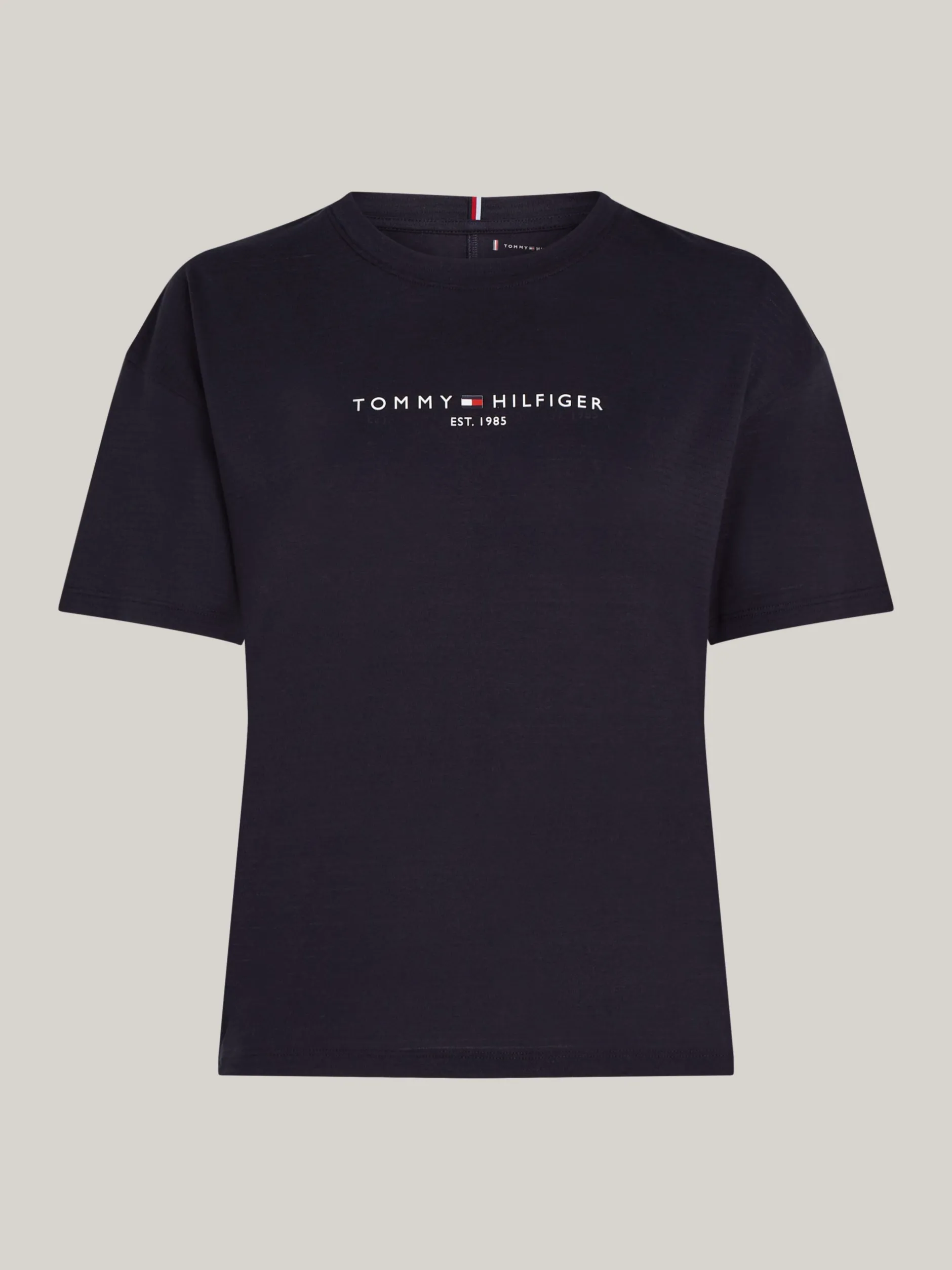 T-Shirty*Tommy Hilfiger Luźny Sportowy T-shirt TH Cool DESERT SKY